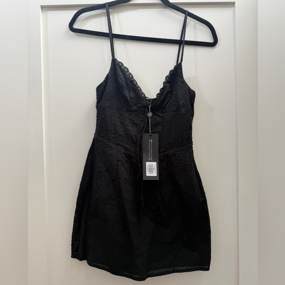 White Fox Boutique Black Lace Dress